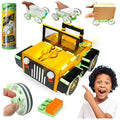 JUNKO Zoomer Toy Car Kit – Recycled STEM Building Set for Kids