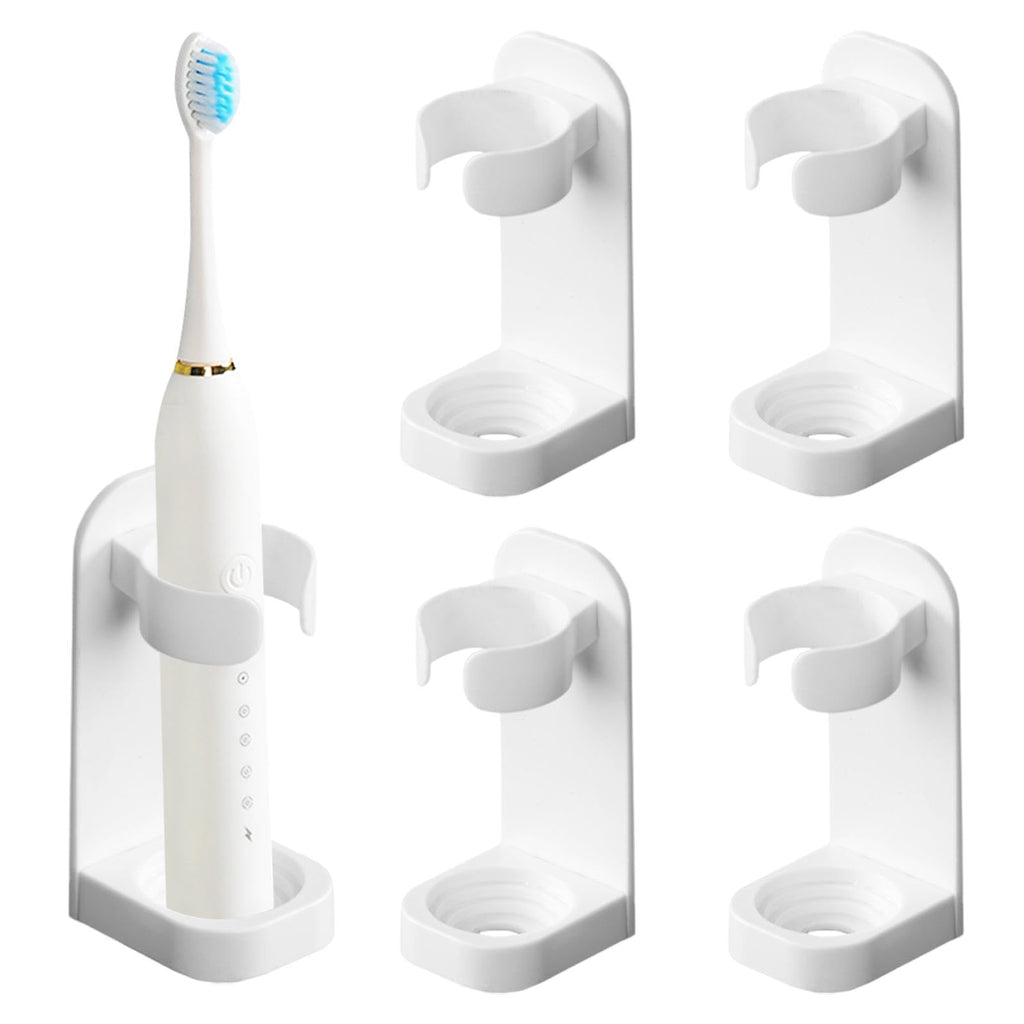 4 Packs Toothbrush Holder Electric Toothbrush Holder Wall Mounted - image 1