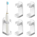 4 Packs Toothbrush Holder Electric Toothbrush Holder Wall Mounted - image 1
