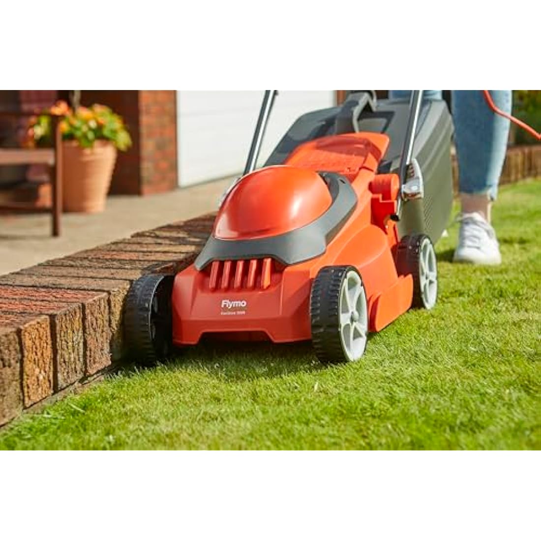 Flymo EasiStore 300R Electric Rotary Lawn Mower - 30cm, 1200W Motor
