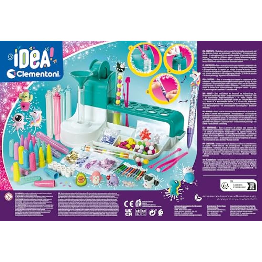 Clementoni Pen Creator Studio – DIY Personalised Pen Making Kit for Kids