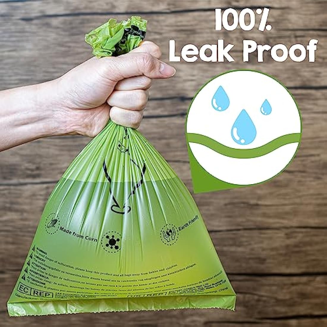 YORJA Biodegradable Dog Poo Bags | 720 Leak-Proof Extra Thick Waste Bags