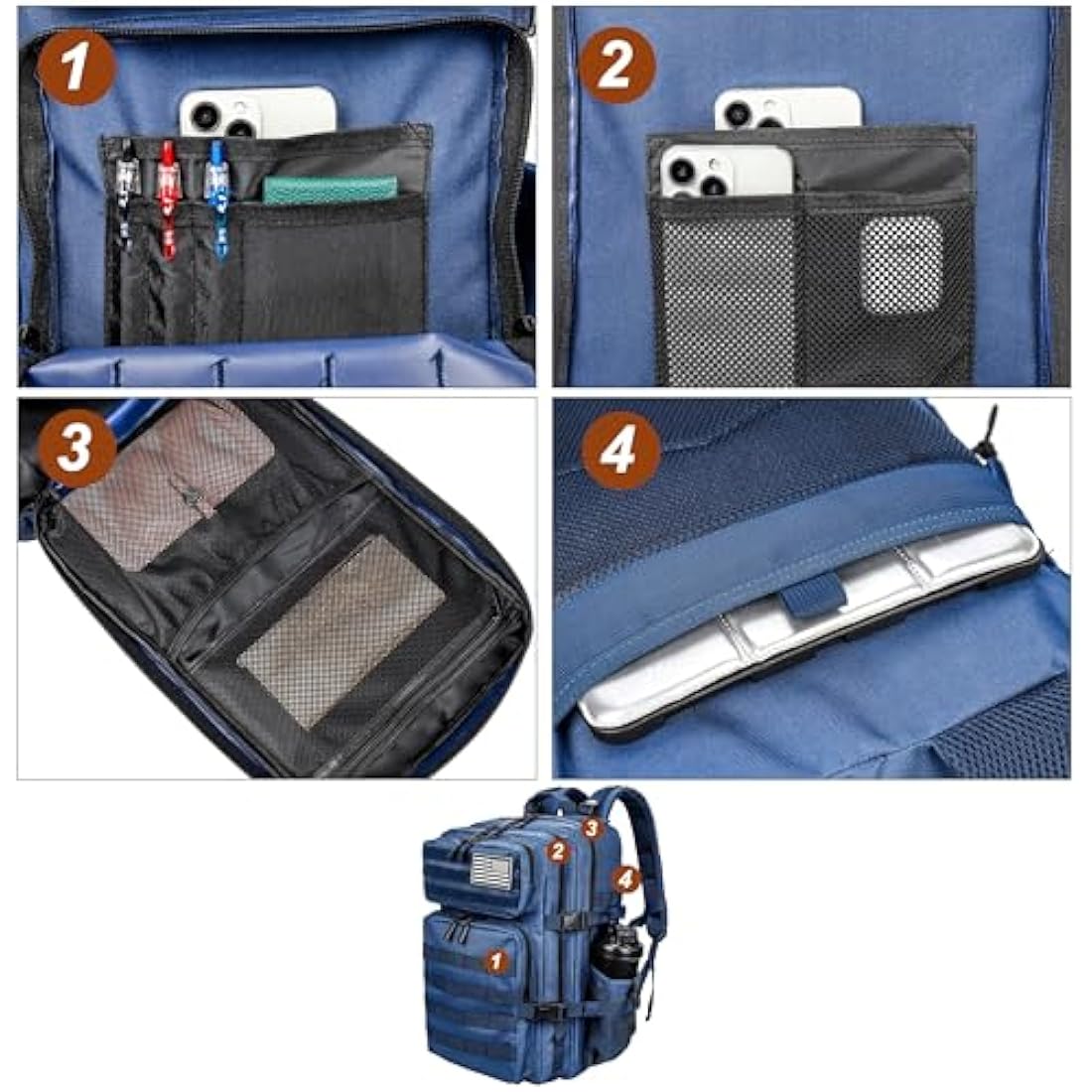 Jolof Store 45L Military Tactical Backpack | Waterproof Molle Rucksack