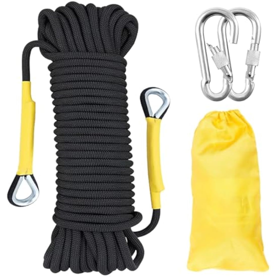 X XBEN 8mm Static Outdoor Utility Rope - 30m High Strength Nylon Cord