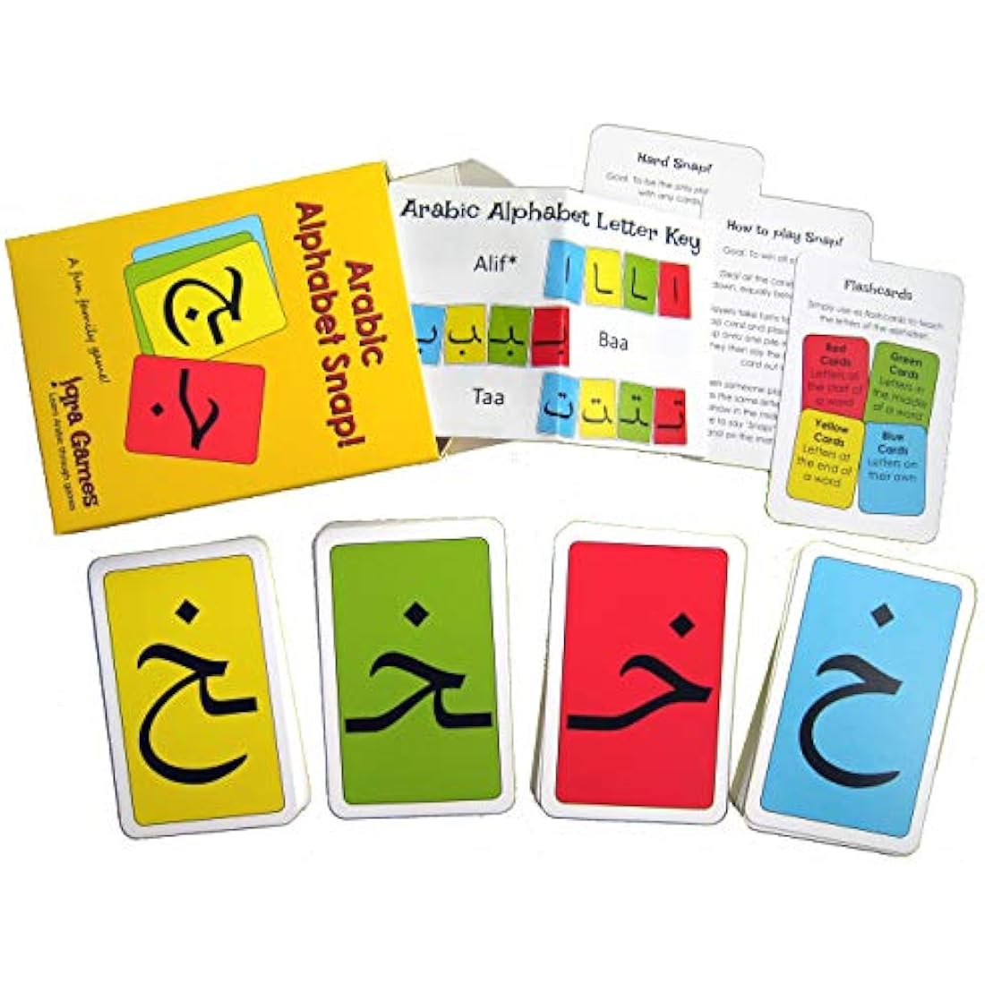 Arabic Alphabet Snap Flashcards –  Alif Ba Ta Kids Game
