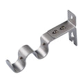 ANCLLO Heavy Duty Cast Iron Curtain Rod Brackets for 3/4 Inch Rod, Silver