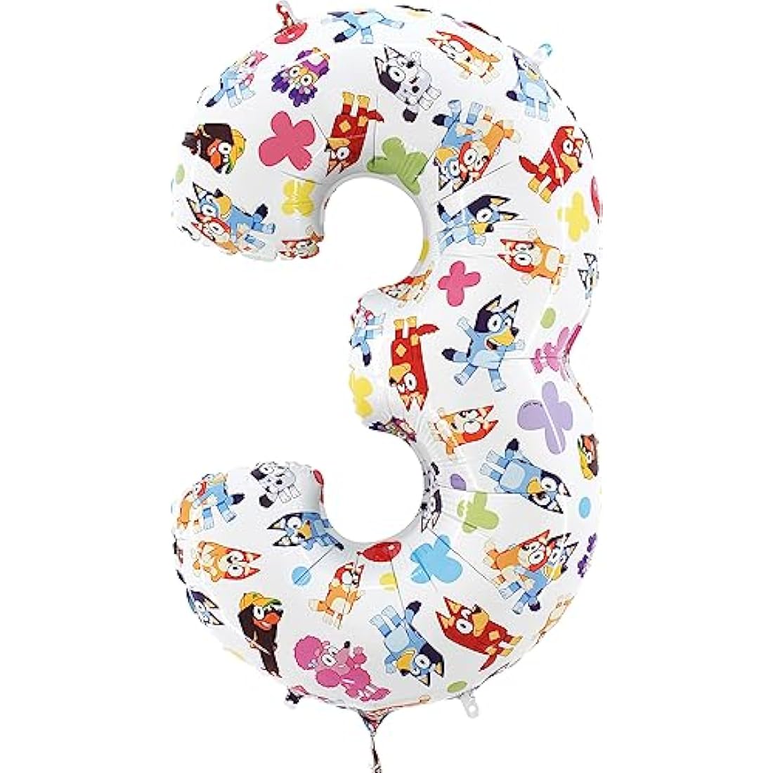 Toyland Bluey & Bingo 26 Inch Number Foil Balloon - Kids Birthday Decor