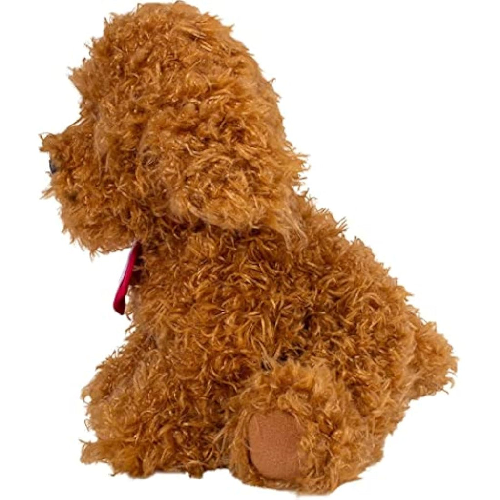 Waffle the Wonder Dog Soft Toy with Sound – Brown Plush Stuffed Animal