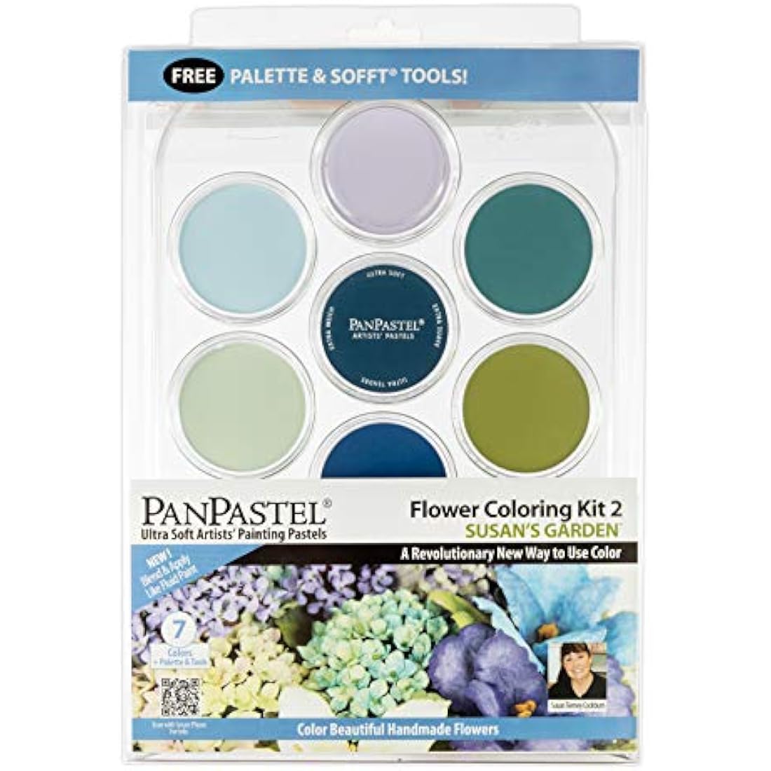 Colorfin PanPastel Ultra Soft Artist Pastel Set - Flower Coloring #2