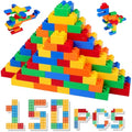 HIUME 150pc Large Building Block Set | Duplo Compatible Toddler Bricks