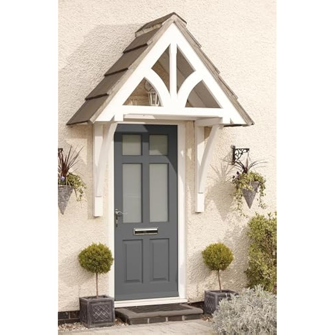 Ronseal 10 Year Weatherproof Wood Paint – Grey Satin Finish 750ml