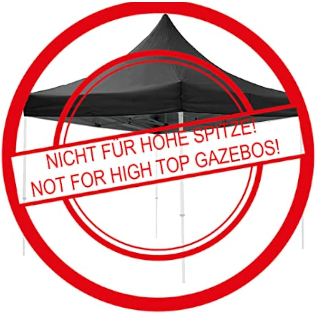 Gazebo Protective Cover – 3x3m Waterproof Transparent PVC
