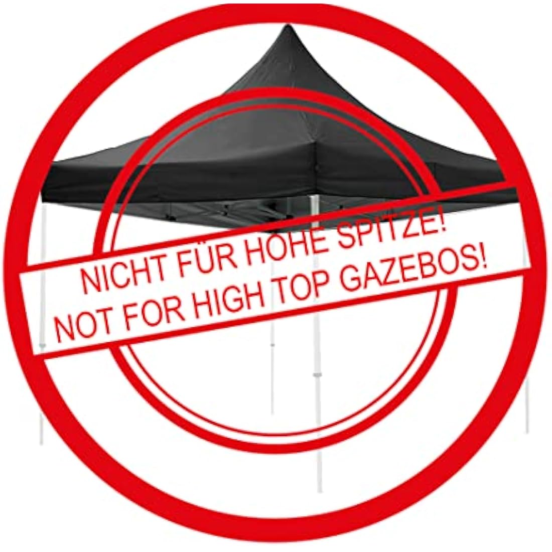 Gazebo Protective Cover – 3x3m Waterproof Transparent PVC