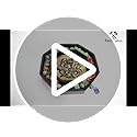 Fantasydice Fire Dragon Octagon Dice Tray with Lid and Staging Area