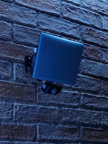Auraglow 50W LED Security Flood Light with PIR Motion Sensor - Black