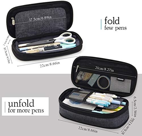 EASTHILL Large Capacity Pencil Case – High Storage School Pen Pouch