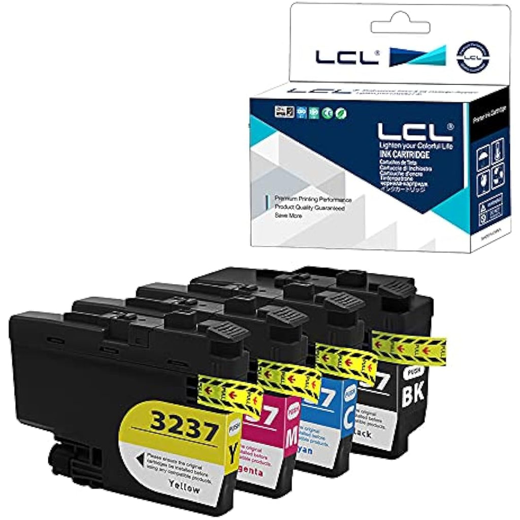 LCL Compatible LC3237XL Ink Cartridges (4-Pack) for Brother MFC-J6945DW