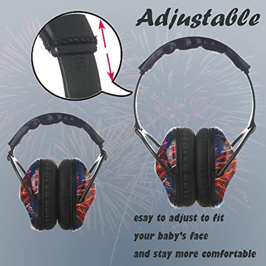Protear Kids Ear Defenders - SNR 28dB Noise Cancelling Muffs, Black