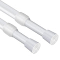 Vista Tension Rods 135-250cm – No-Drill Extendable Curtain Poles, 2 Pack