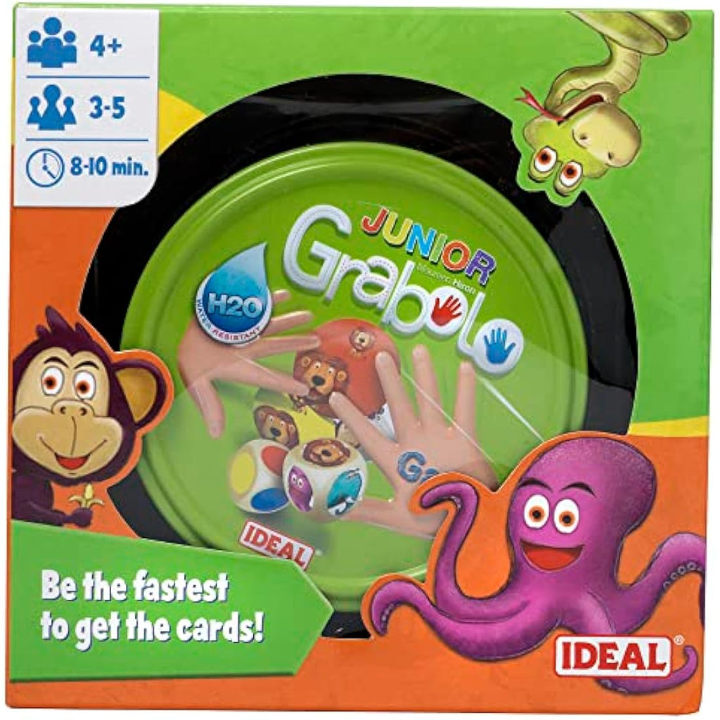 Grabolo Junior Matching Card Game | Water Resistant Travel Game for Kids