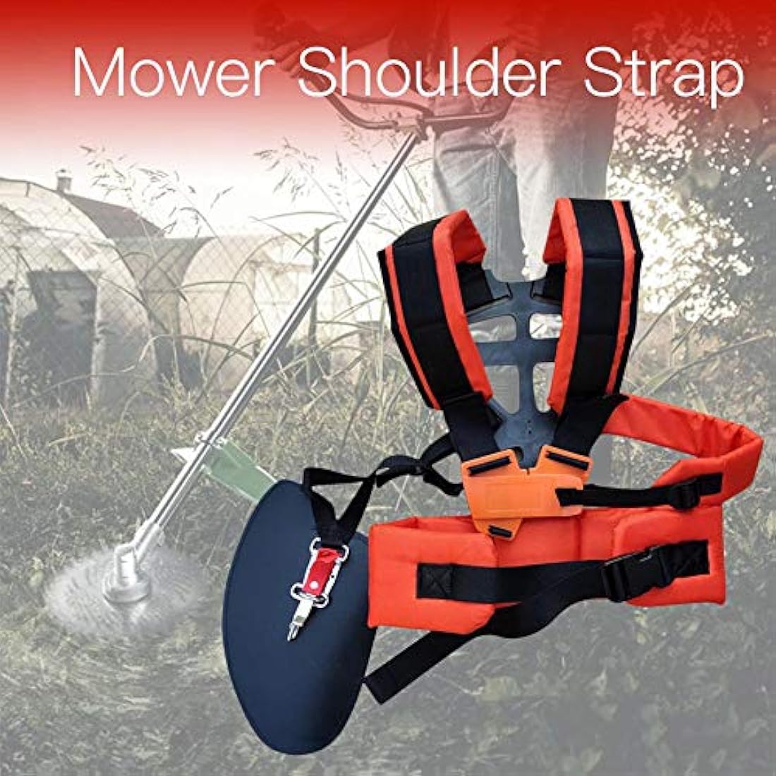 Jolof Store Universal Adjustable Strimmer Harness | Padded Nylon Strap