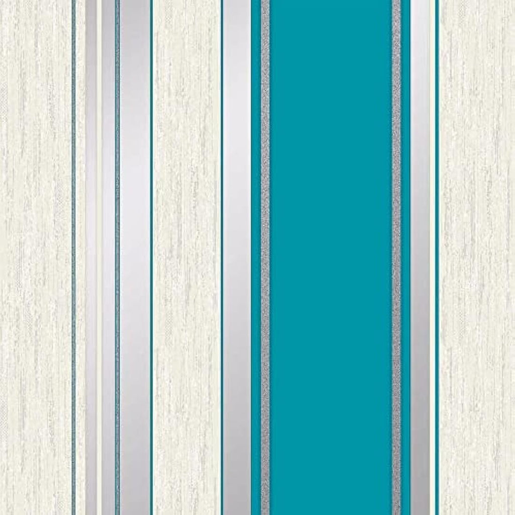 Synergy Stripe Grey Modern Wallpaper Wall Covering M0853