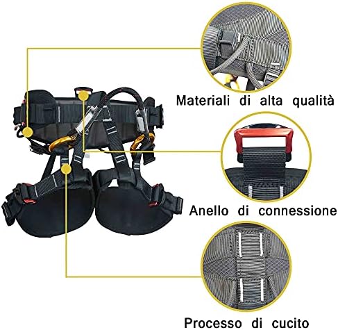 Jolof Store Half Body Safety Harness – Adjustable Climbing & Rescue Belt