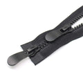 YaHoGa 150 cm #8 Zip Plastic 2 Way Separable Black Zip for Coat Jackets RZTW 150 cm