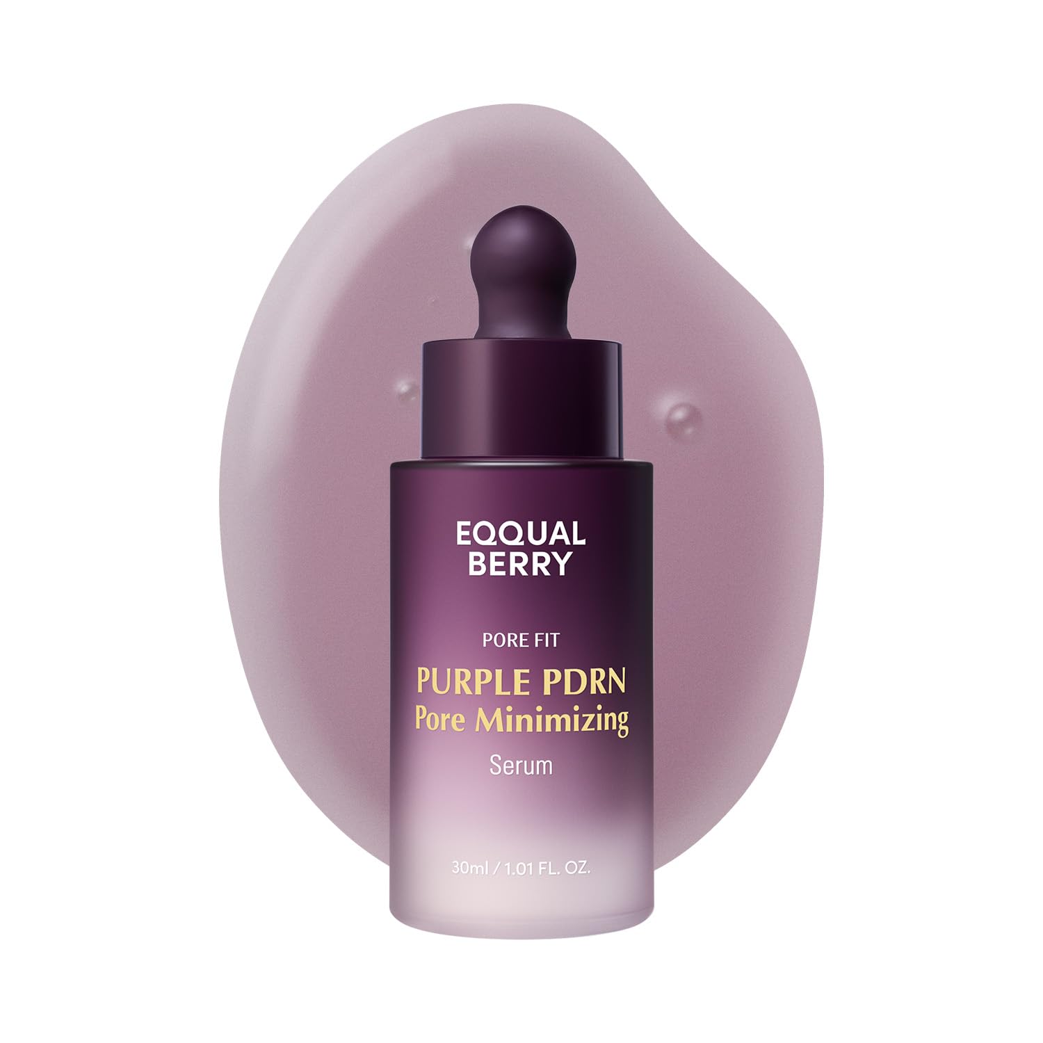 EQQUALBERRY Purple PDRN Pore Minimising Serum | Vegan Collagen & Peptides