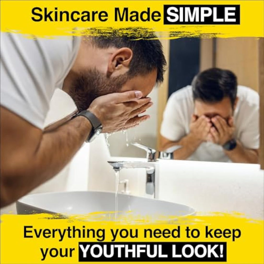 Lumin Dynamic Duo Men's Skincare Kit | Charcoal Face Wash & Moisturiser