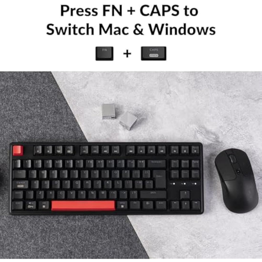 Keychron C3 Pro TKL Mechanical Gaming Keyboard | Gasket Mount QMK/VIA