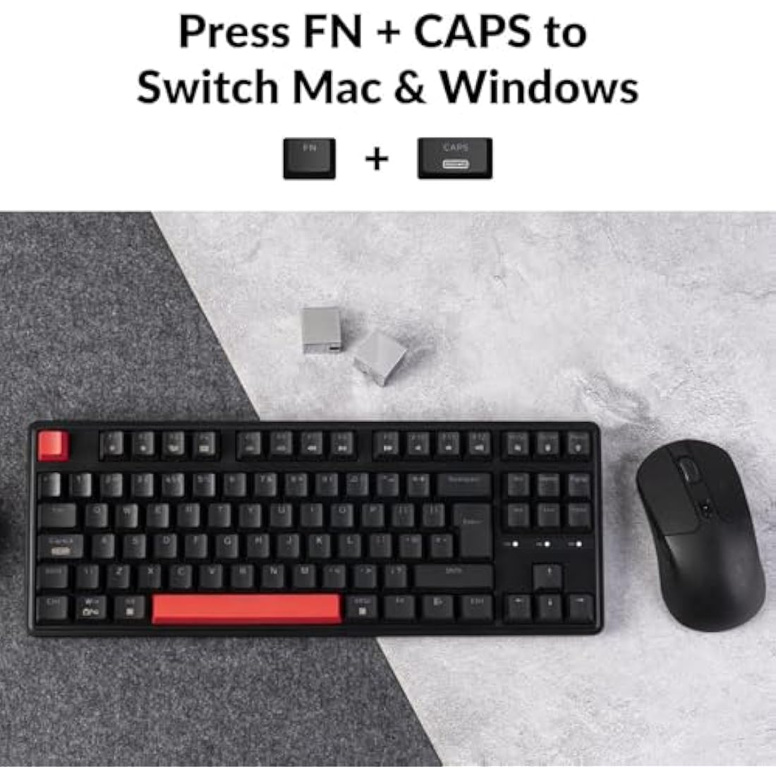 Keychron C3 Pro TKL Mechanical Gaming Keyboard | Gasket Mount QMK/VIA