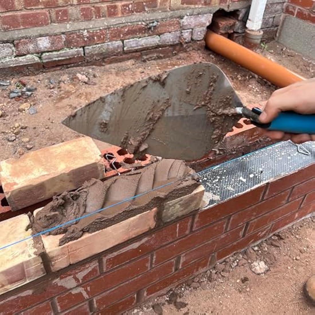 OX Pro Brick Trowel Philadelphia Pattern - 10 Inch / 250mm Masonry Tool