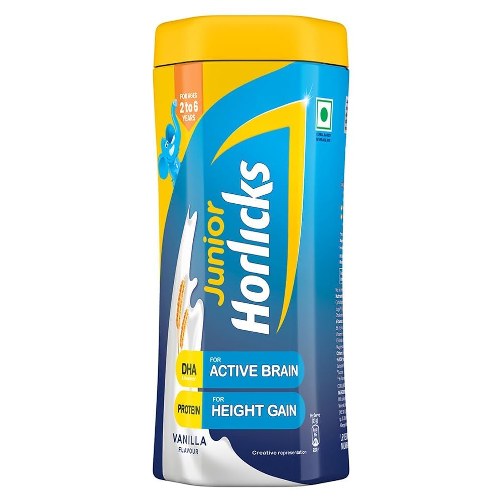 Horlicks Junior Stage 1 Health Drink for Toddlers - 500g Bottle