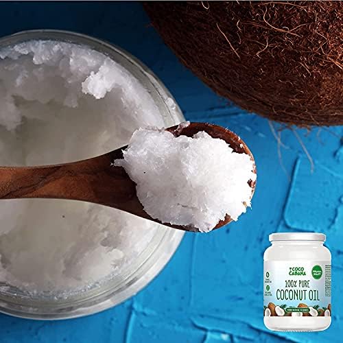 Coco Cabana 100% Pure Coconut Oil | 1L Glass Jar | Vegan & Natural