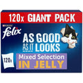 Felix As Good As It Looks Wet Cat Food Mixed Selection in Jelly 120x100g