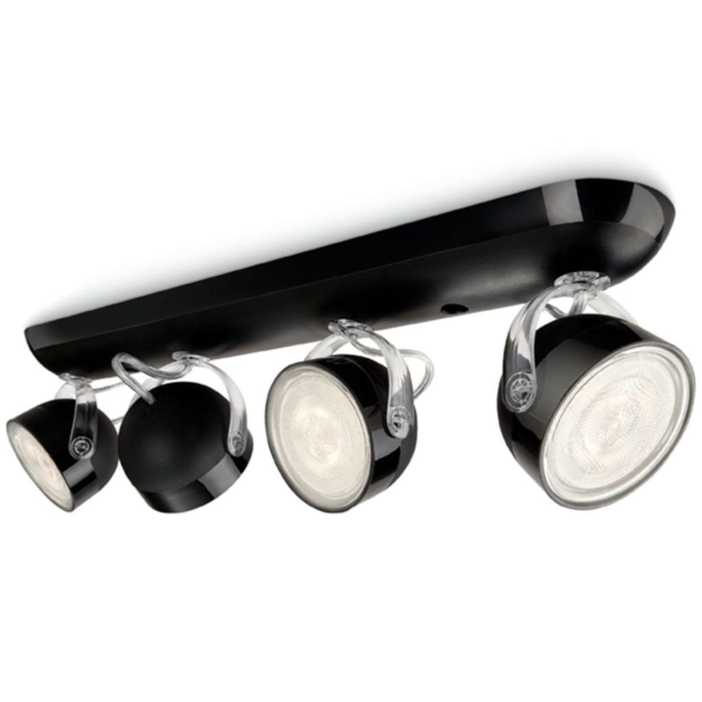 Philips MyLiving Dyna LED Spotlight Bar | 4-Bulb Ceiling Light, White