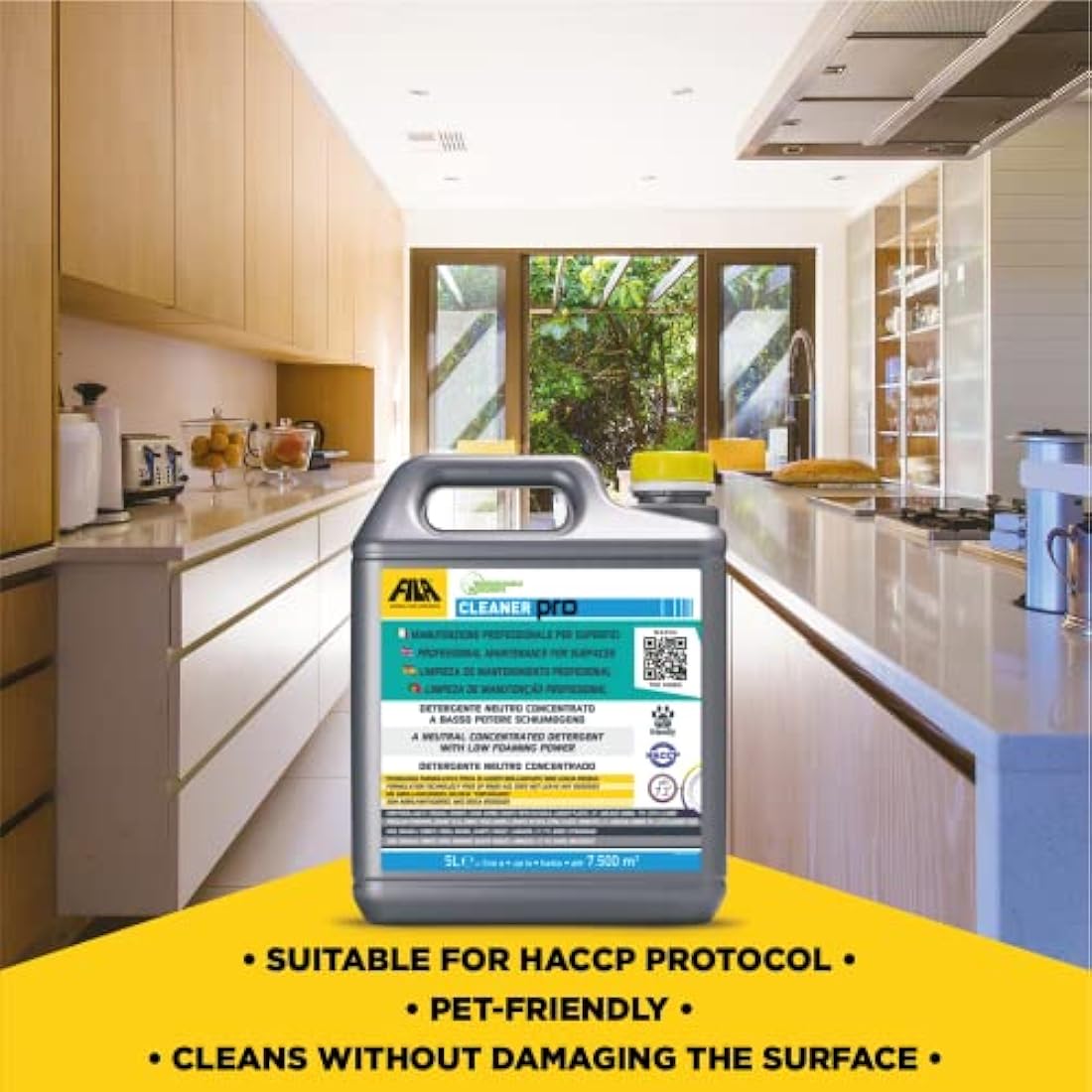 FILA Cleaner Pro Concentrated Neutral Floor Cleaner - 5L Biodegradable