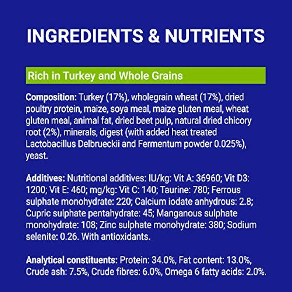 Purina ONE Indoor Dry Cat Food – Turkey & Wholegrain Formula, 3kg