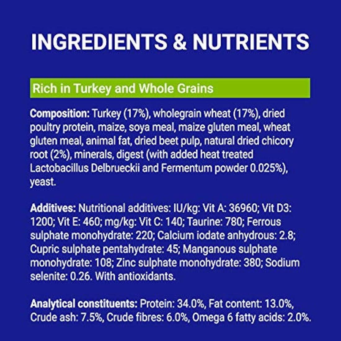Purina ONE Indoor Dry Cat Food – Turkey & Wholegrain Formula, 3kg