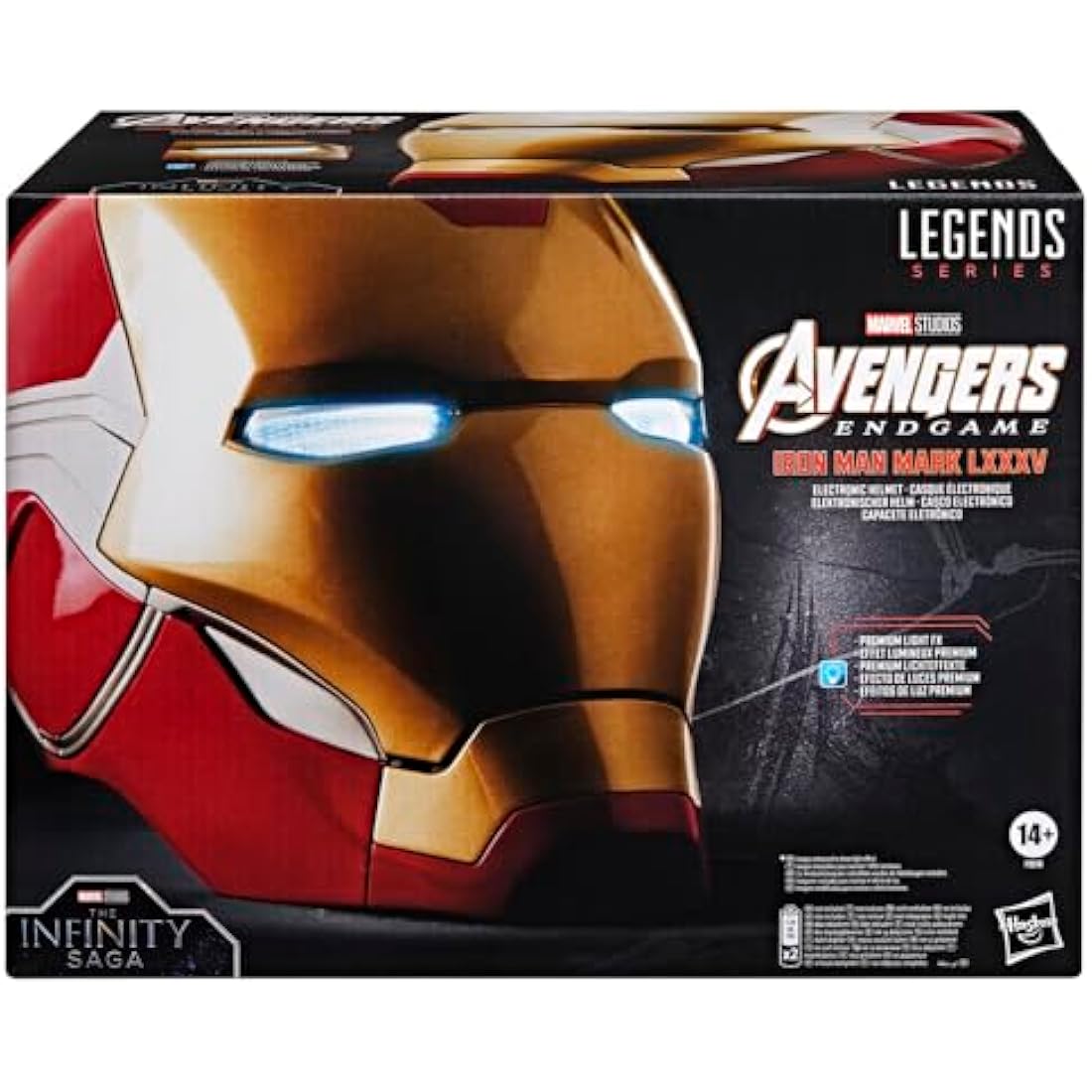Marvel Legends Iron Man Electronic Helmet – Avengers Endgame Roleplay Gear