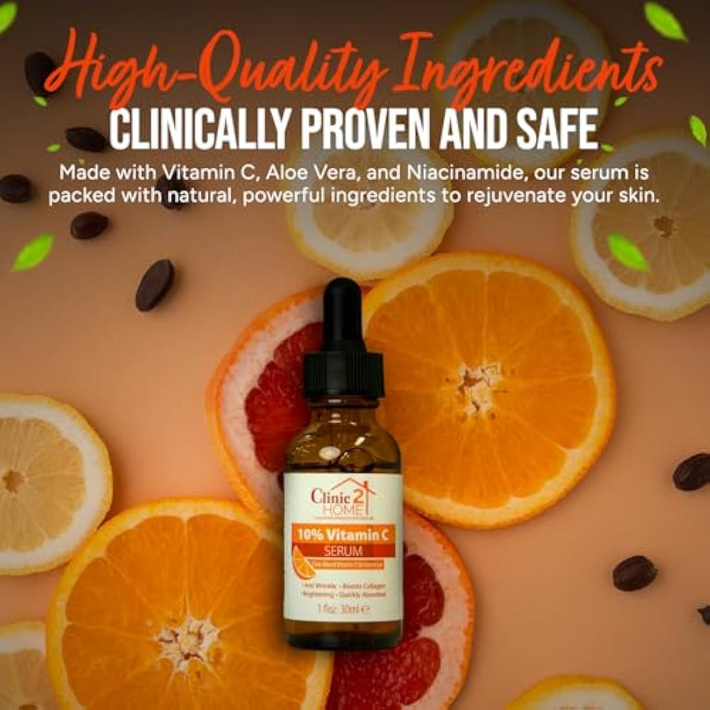 Vitamin C Serum – 10% Anti-Aging & Brightening Formula