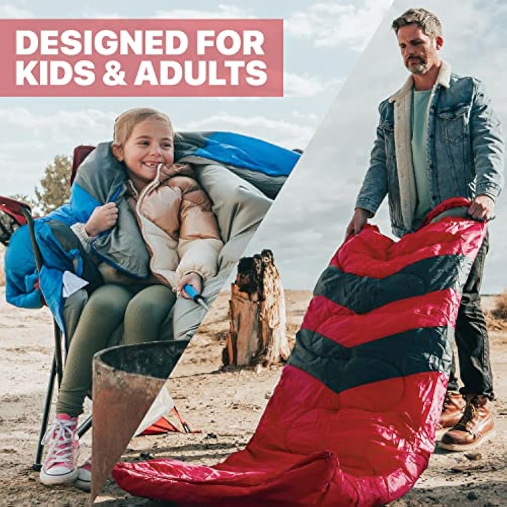 MalloMe 3-4 Season Sleeping Bag | Ultralight Waterproof Camping Gear