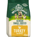 James Wellbeloved Senior Small Breed Dog Food - Turkey & Rice, 7.5kg