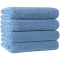 Polyte Quick Dry Microfibre Bath Towel - 4 Pack, 76 x 145 cm (Blue)