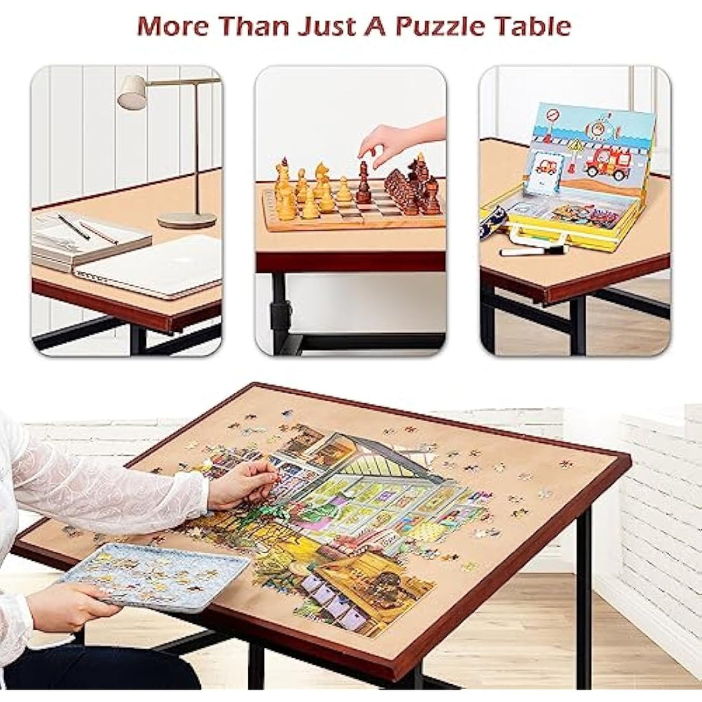 Lavievert 1500 Piece Jigsaw Puzzle Board – Adjustable Tilting Table