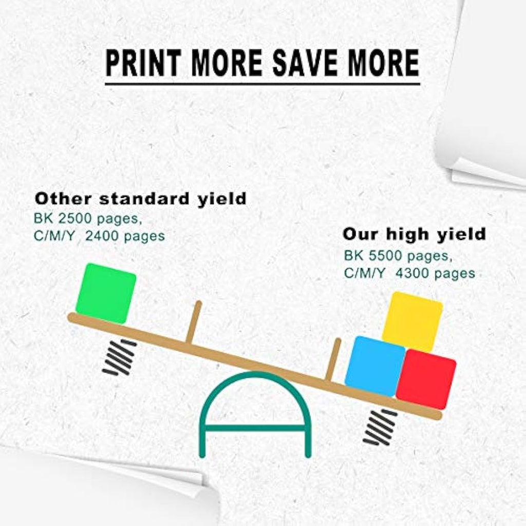 GREENPRNT Compatible Toner for Xerox Phaser 6510 WorkCentre 6515 | 4-Pack