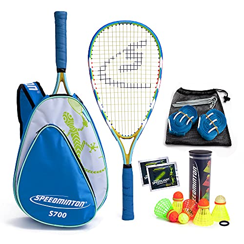 Speedminton S700 Speed Badminton Set - Aluminum Rackets & Easy Court