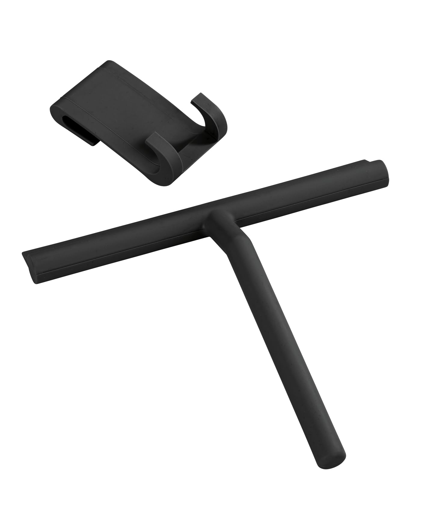 Wenko Mola Shower Squeegee – Black Silicone & Stainless Steel Wiper