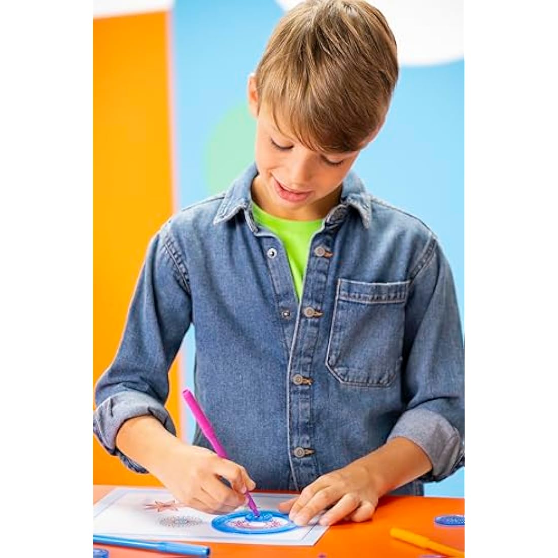 Spirograph Design Set – 30 Piece Creative Arts and Crafts Drawing Kit